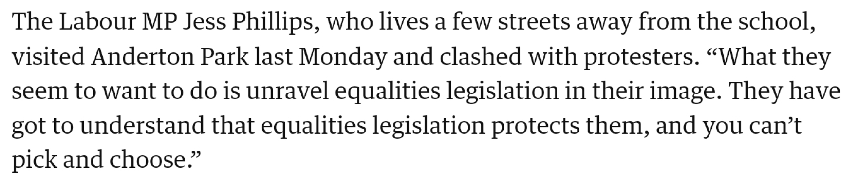 Update the Equality Act to make clear the characteristic “sex” is biological sex