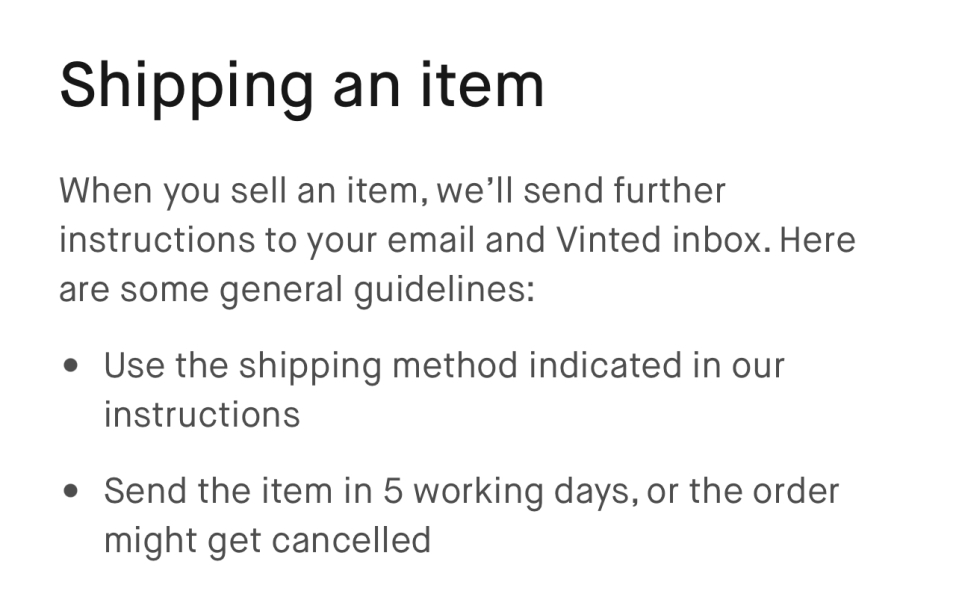 Have you posted my item yet? 
