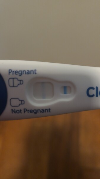 Faint pregnancy test results 