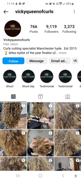 Curly hairdresser Manchester / Liverpool 