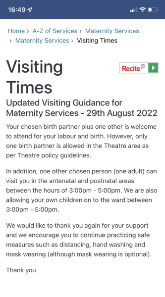 Dad's overnight on postnatal wards - yay or nay?