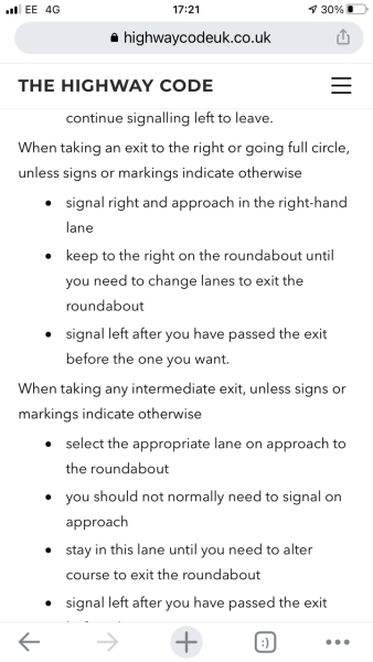Roundabout lanes