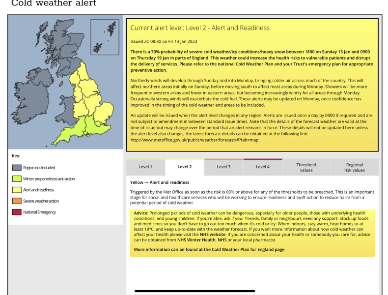 Winter Weather Outlook. Part 2: Into January '23