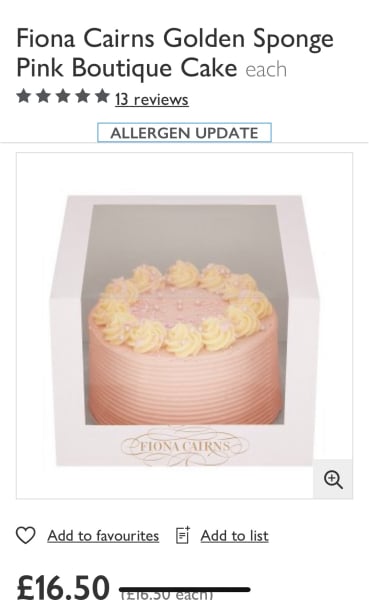 To ask where I can get the best supermarket celebration cake?