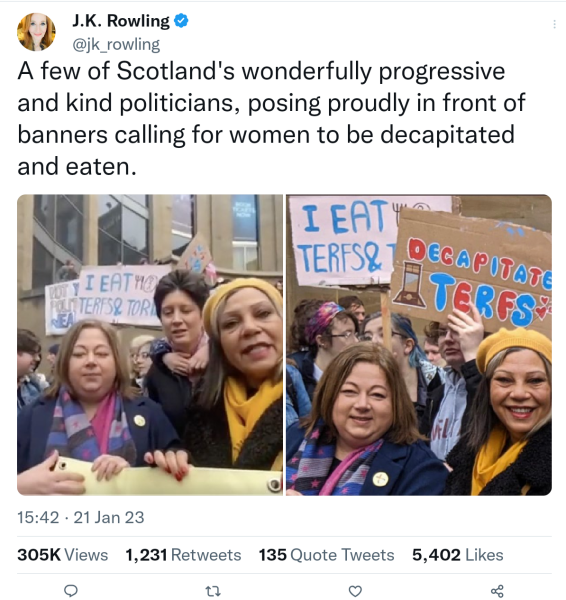 SNP demo - 'decapitate t*rfs'
