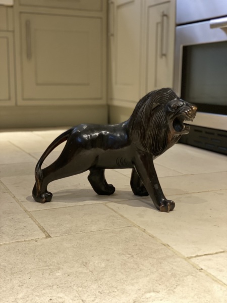To insure my lion? Photo