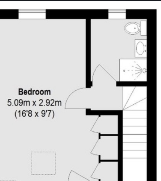 Ensuite with no bath or shower?