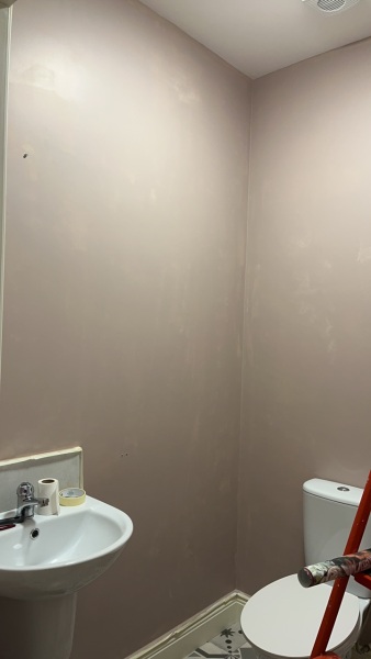 Newly painted bathroom - hate it