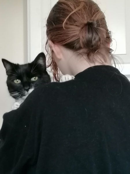 To ask to see your pets? 