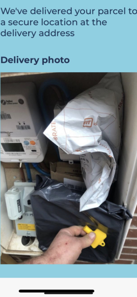 Stupidest place a courier has left your parcel? 
