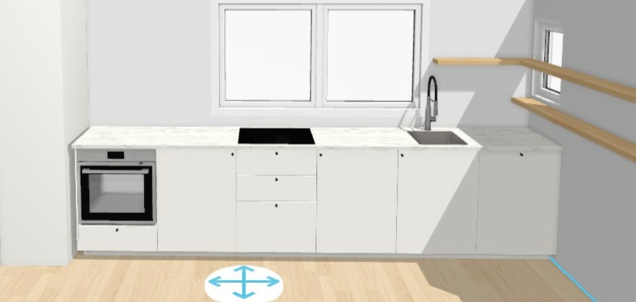 kitchen dilemma - work surface or storage?