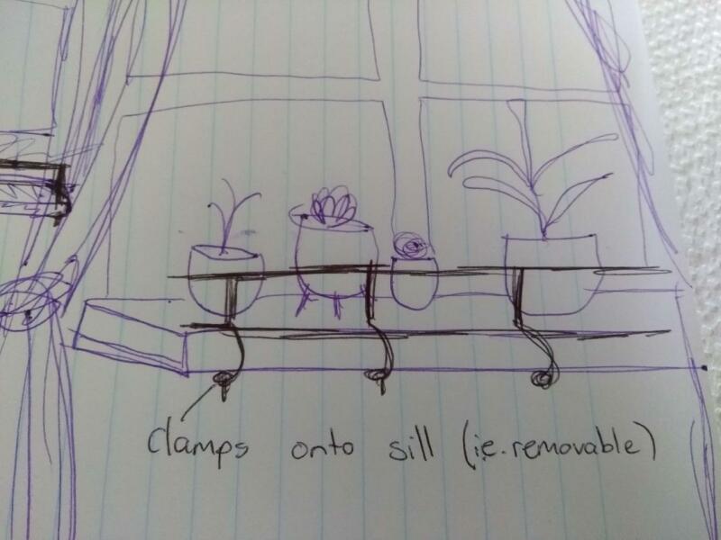 What do you call window sill/window box railings?