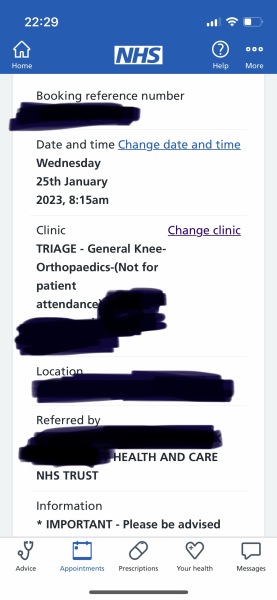 To be so confused about this hospital referral? 