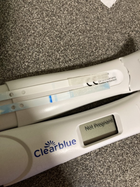 Clear blue Test confusion 