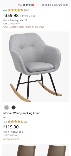 I'm looking for a rocking chair 