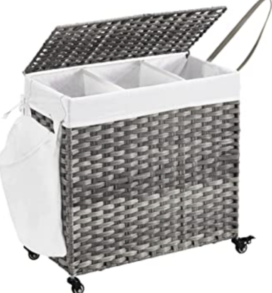 to keep dirty laundry in the bathroom