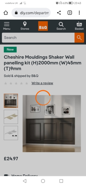 Is cladding just over already? 