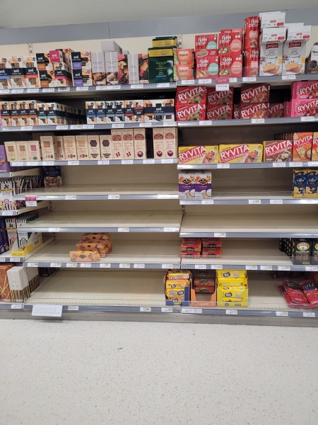 Have cream crackers disappeared?