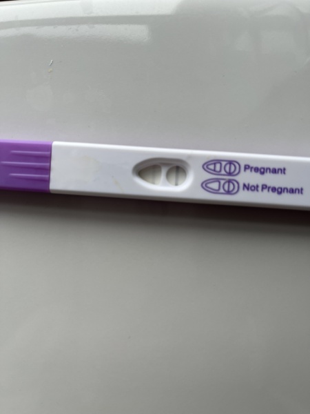 One test says pregnant, two Clear Blues say not pregnant 