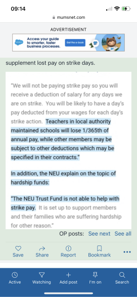 Crossing a picket line