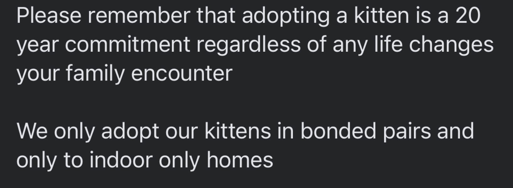 Is it cruel or kind to keep a cat in?