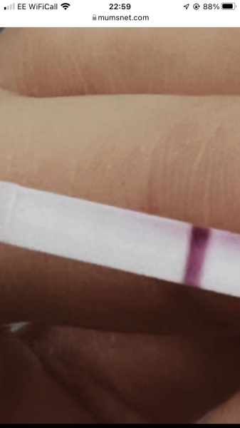Faint line?