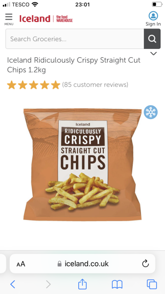 Oven Chip Recommendations