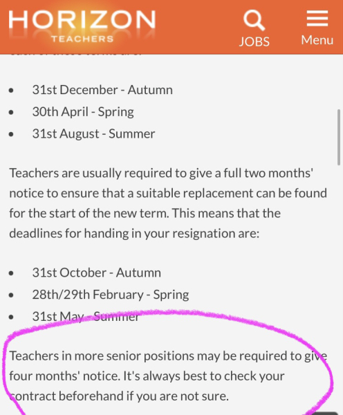 SLT resignation dates, are they the same?