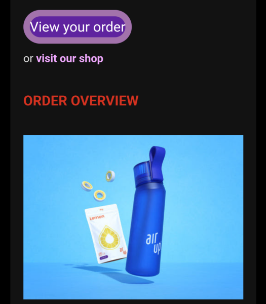 Air Up water bottle discount code 20% off