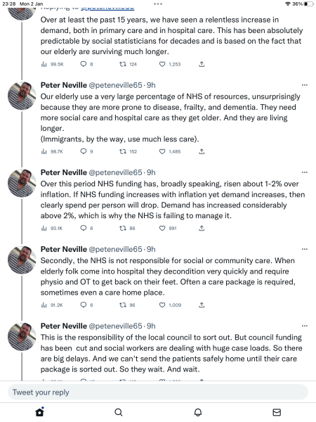To ask what can be done immediately to take the pressure off the NHS?