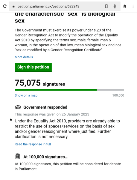 Petition to Update the Equality Act - thread 2