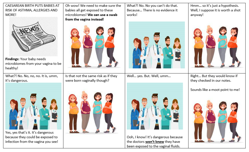 Vaginal Seeding for planned caesarean