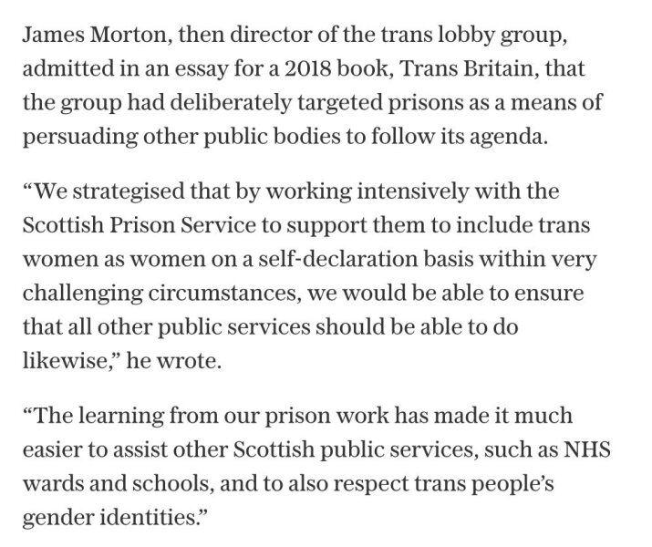 To think trans women don't belong in womens prisons for women 