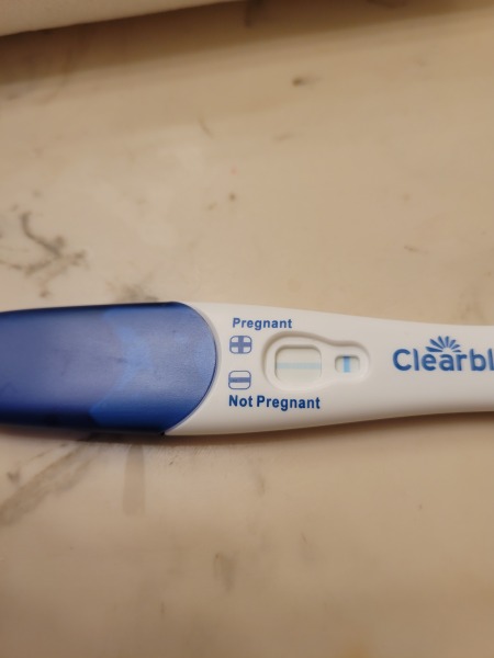 Faint positive Clear Blue