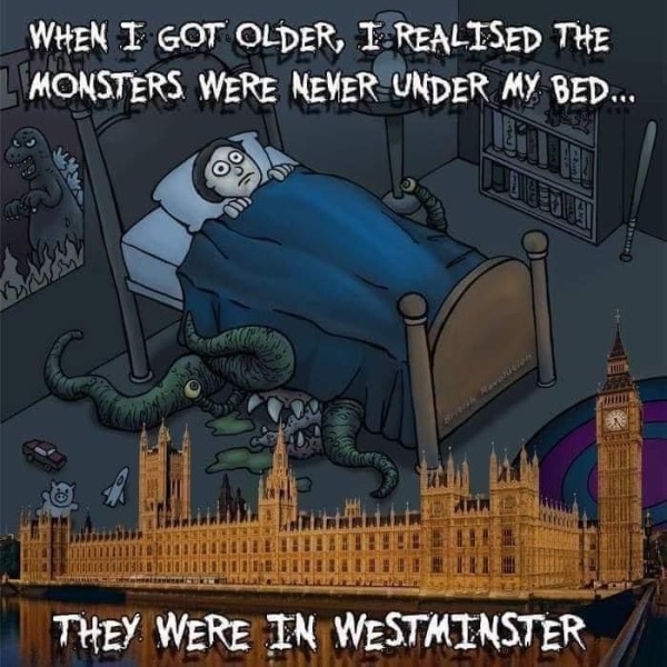 Monster under the bed 