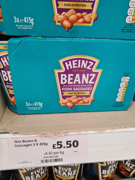 To be scared to go food shopping?