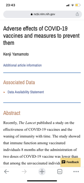To Think People Don't Know Covid Harms The Immune System 