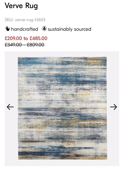 Which colour rug?! Haven’t a clue…
