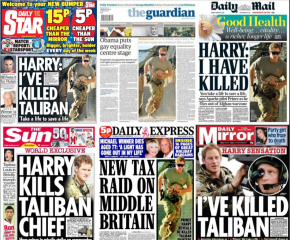 Taliban say Harry killed civilians