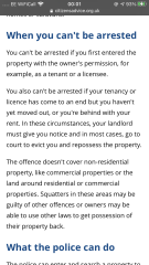 To NOT leave rented house when I said I would?