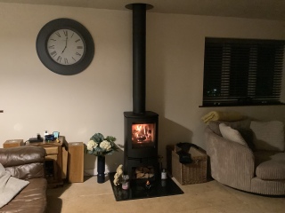 Cost to remove gas fire and install wood burner