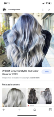 Looking for some ideas on grey hair