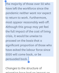 All this talk of over 50s returning to work has made me so down