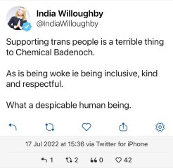 India Willoughby: I am more of a woman than JK Rowling will ever be