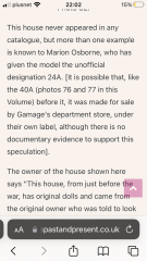 Does anyone have a dolls house? As a hobby?