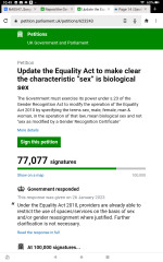 Petition to Update the Equality Act - thread 2