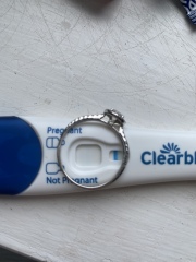 12 dpo. Anyone see a v faint line please?!