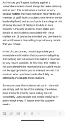 To ask how do get college to take bullying seriously