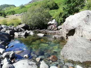 Camping somewhere scenic