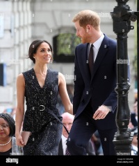 when Meghan attended the Stephen Lawrence memorial service